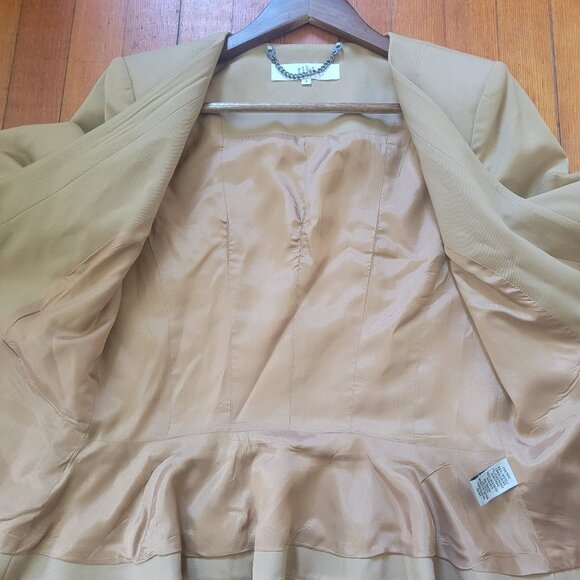 Tibi Wool Tan Blazer, XS-S - Picture 12 of 13